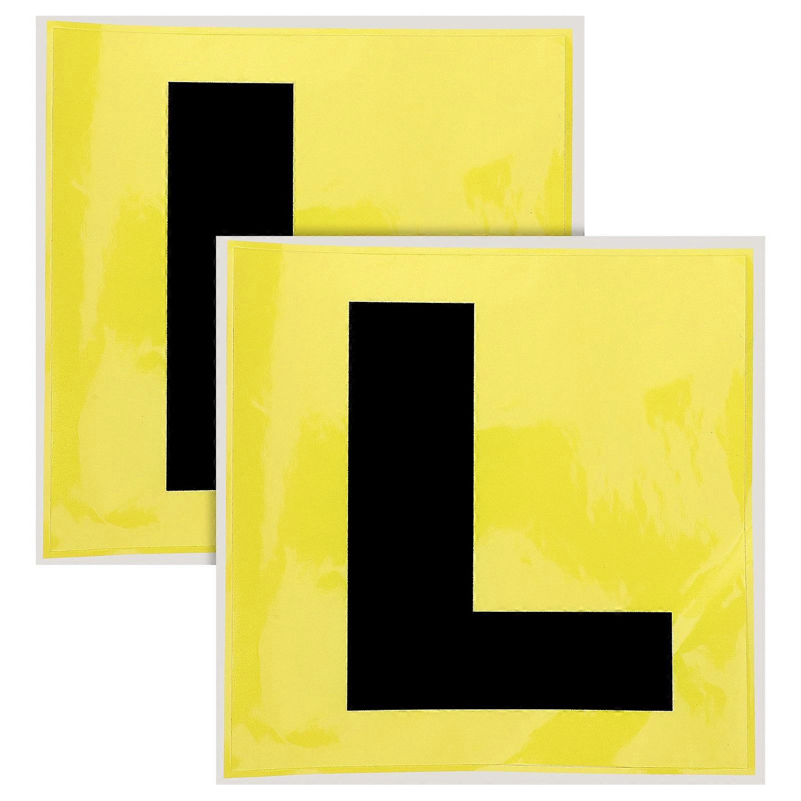 Learner Driver Stickers for Car Use Reflective Multi of 2 Designed for All Weather