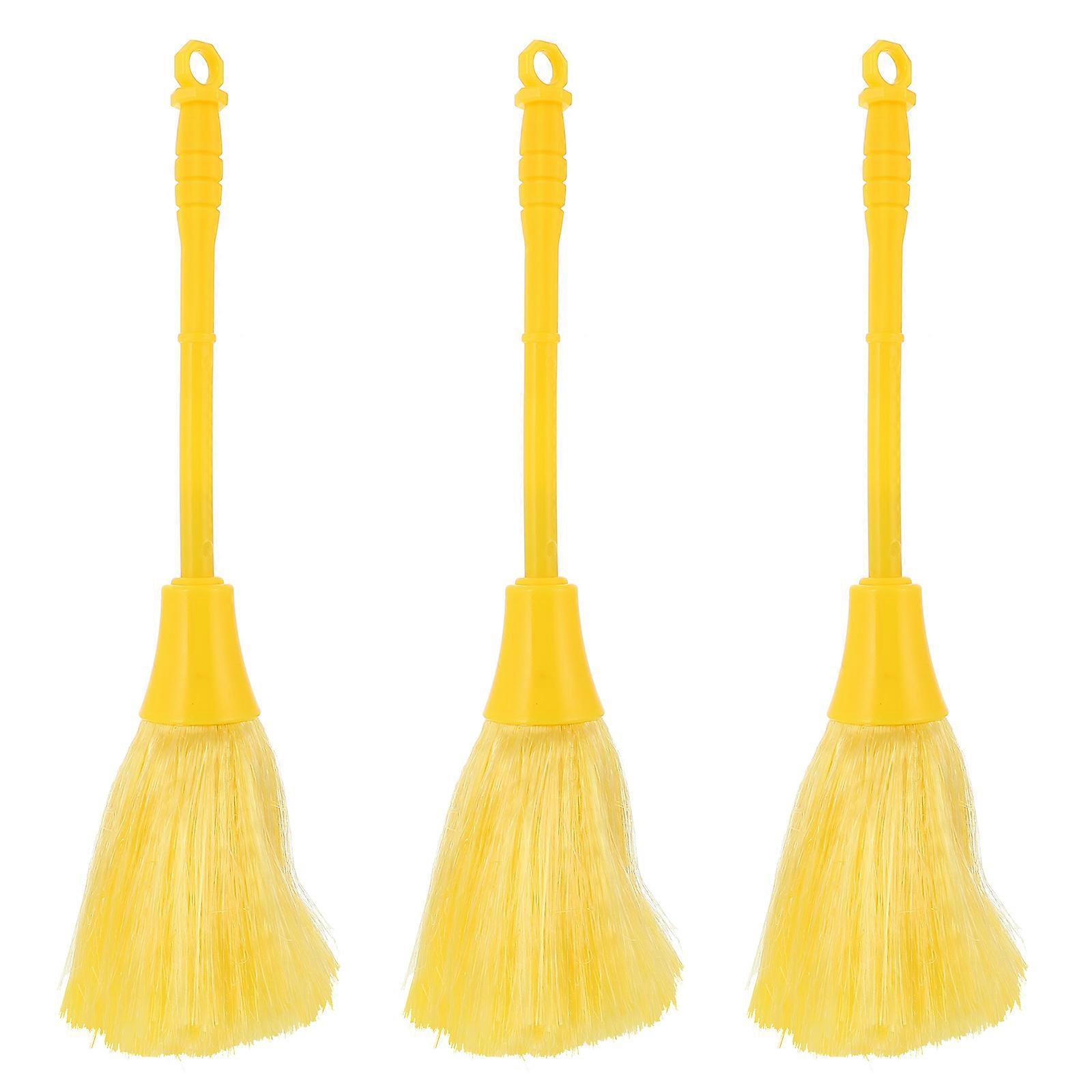 Professional Buddha Cleaning Brush 3Pcs Ideal For Statue and Offering Cleaning Featuring Durable ABS And Glass Fiber Material