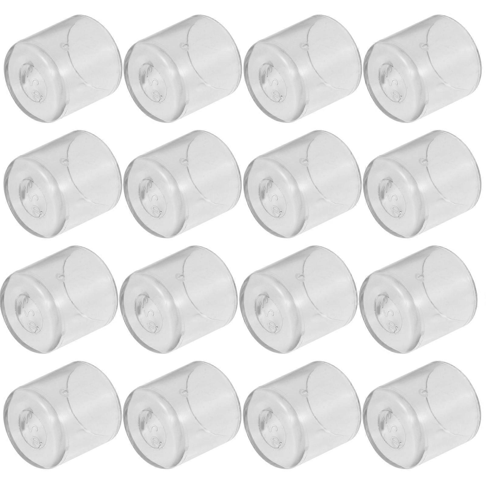 Protective Chair Leg Caps 16Pcs PVC For Furniture Moving And Floor Protection In Transparent Style