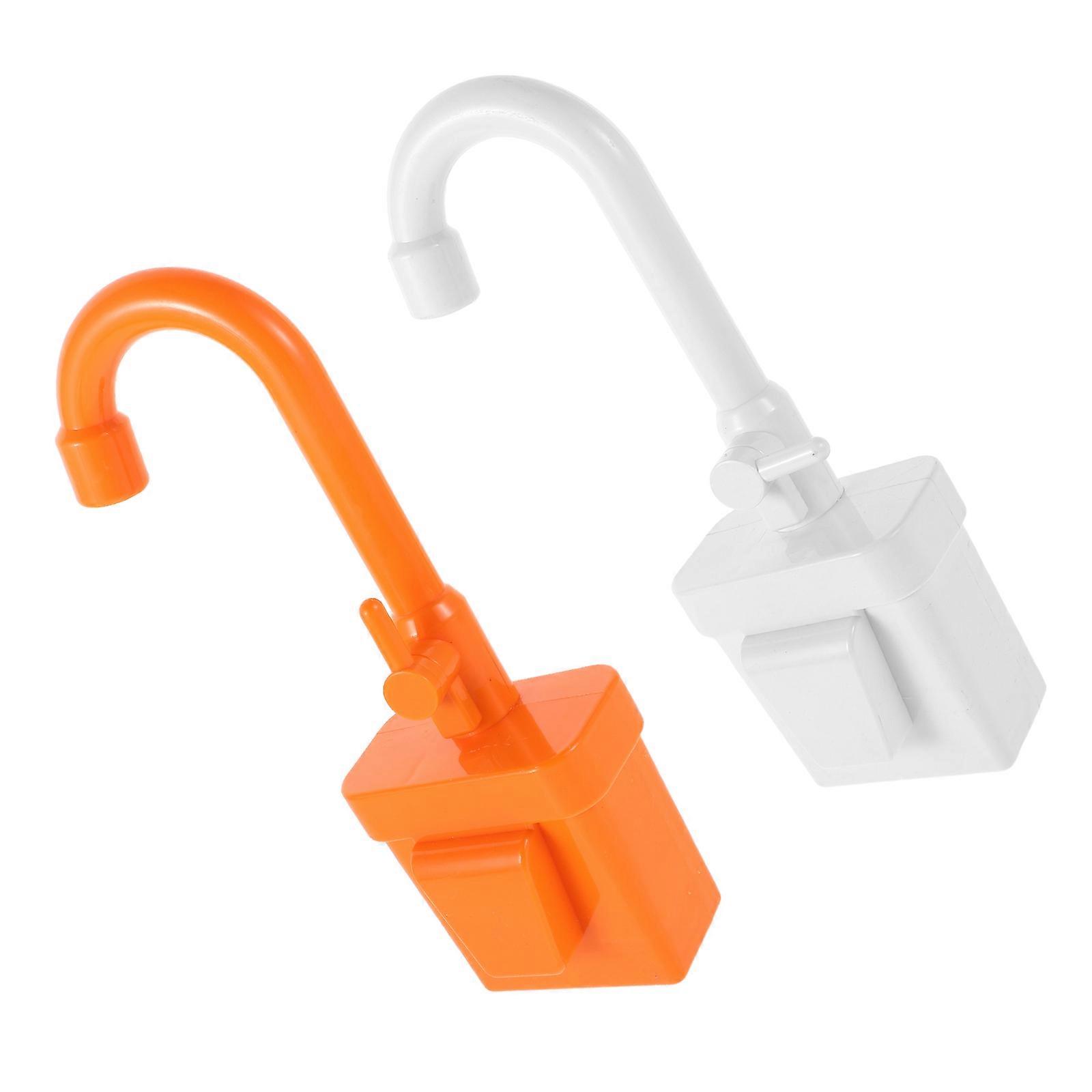 Interactive Water Sink Faucet 2Pcs Rotatable Pretend Play Accessories Perfect For Toddlers Boys And Girls In Assorted Color