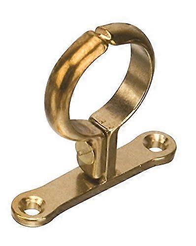 15mm Cast Brass ScrewOn Pipe Bracket Bag of 10
