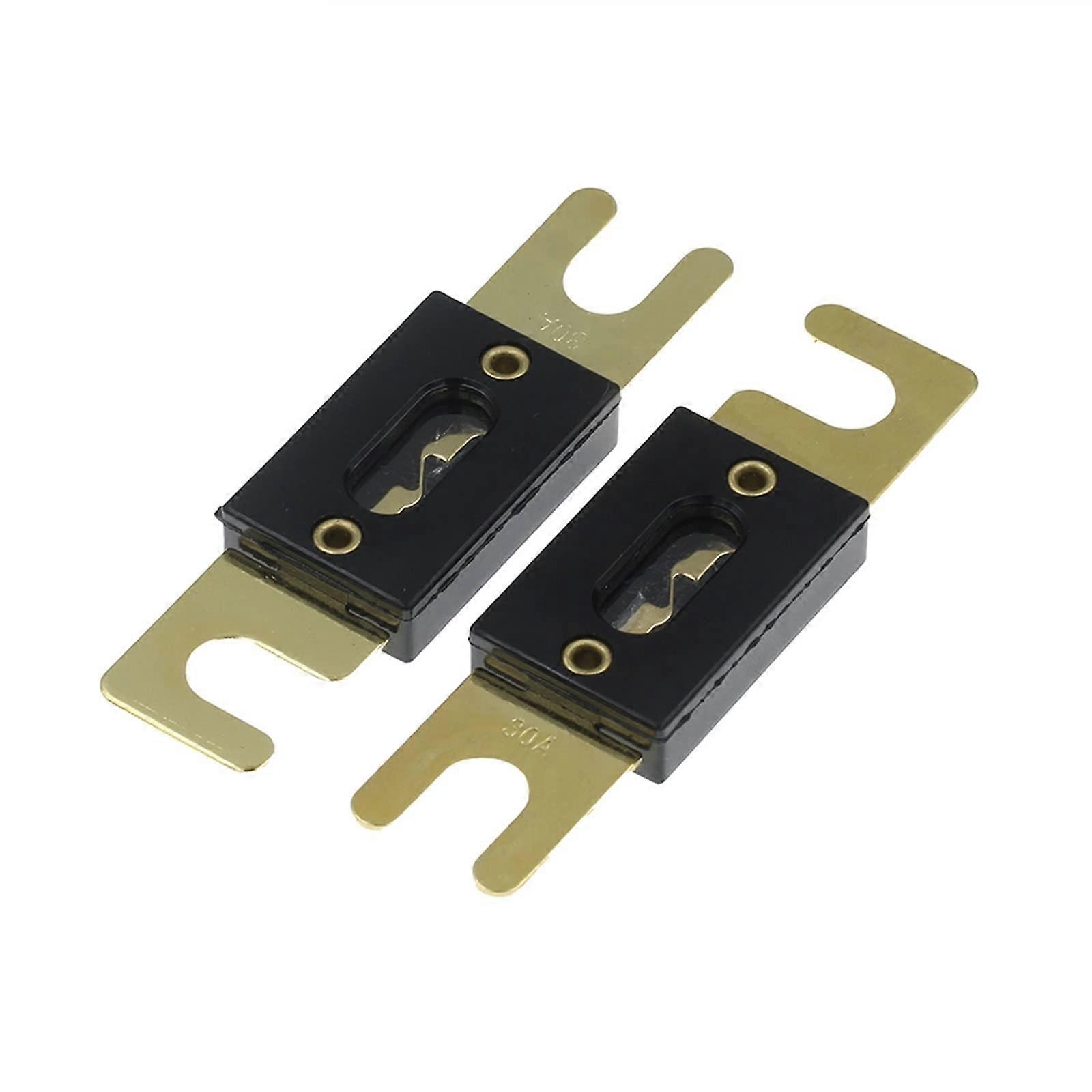 2PCS Automotive Fuse Holder 60A 80A 100A 120A 275A 300A 400A 450A 500A Screw-On Fuse Holder with Fuse Elements