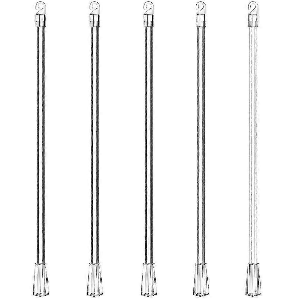 5pcs Blind Wand Vertical Blinds Replacement Parts Blind Rod with Tail Hooks