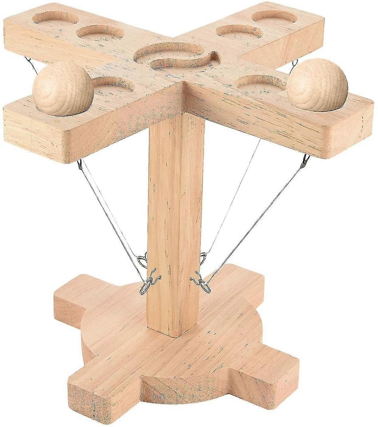 Hooks! Ring Toss Handcrafted Games - Craggy - with Shot Ladder Bundle - Handmade Wooden for Bars Home