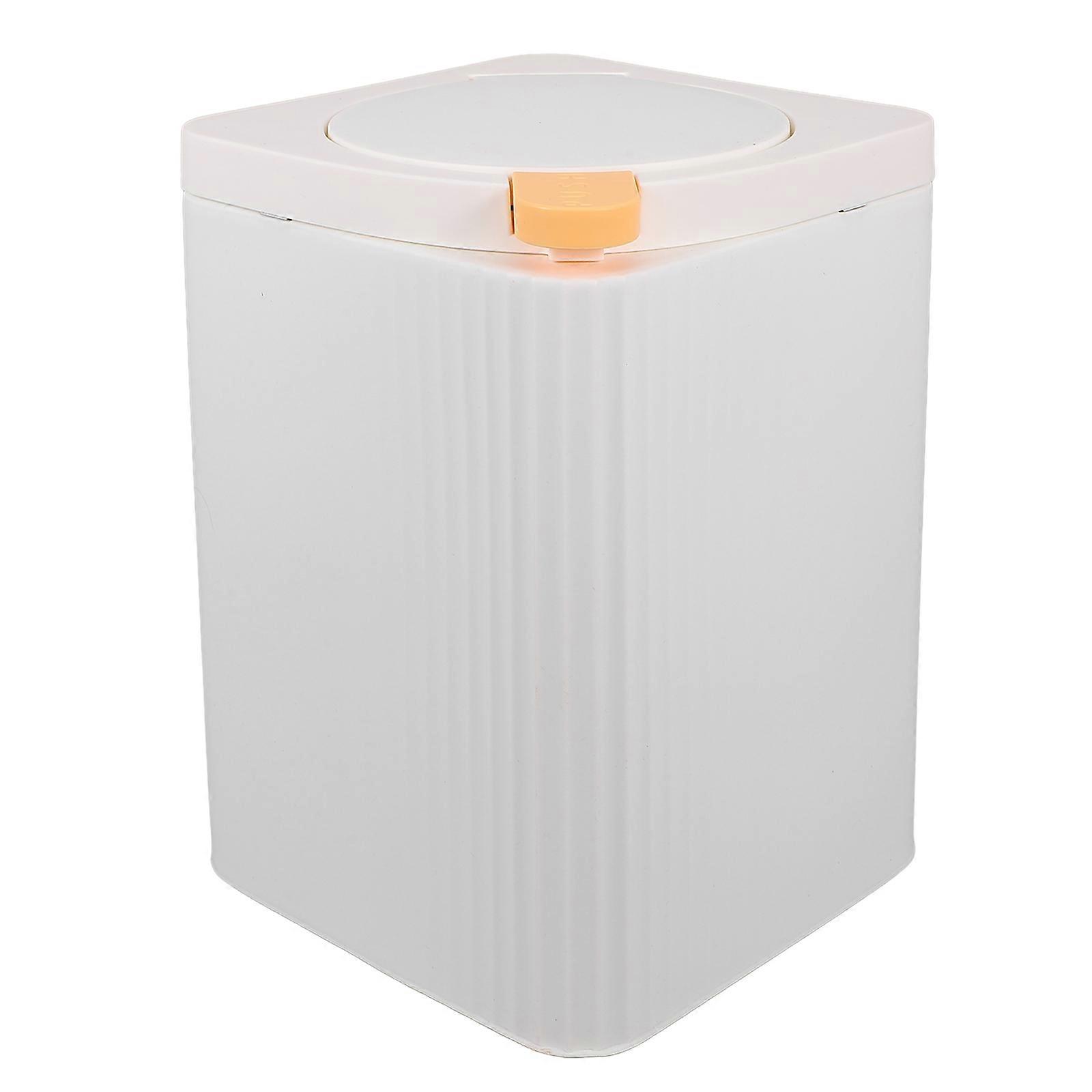 It sounds like you're describing or looking for a **large capacity bathroom trash can with a lid**, suitable for use in multiple rooms like the
