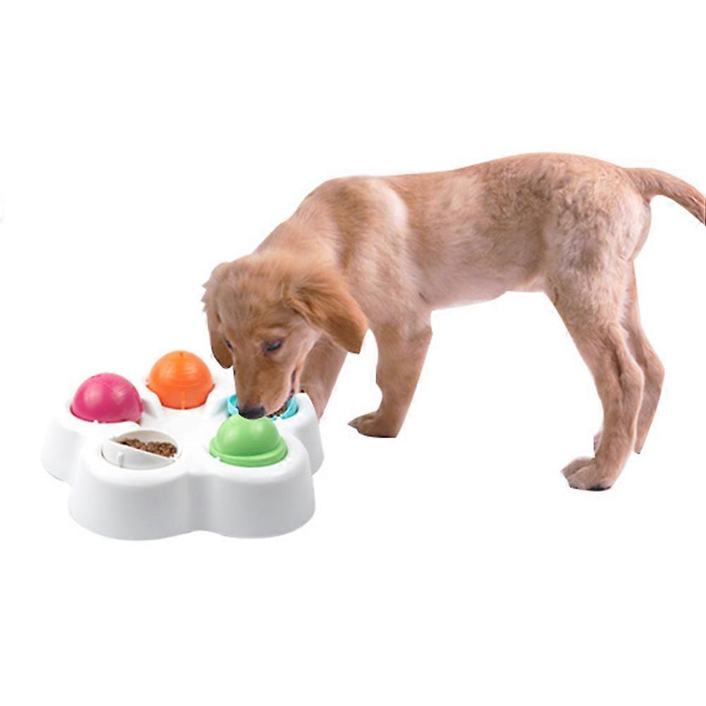 Cognitive Dog Toy Rotating Bowl For Pets Home Use 22 x 8.5cm Fun Feeding 1Pack