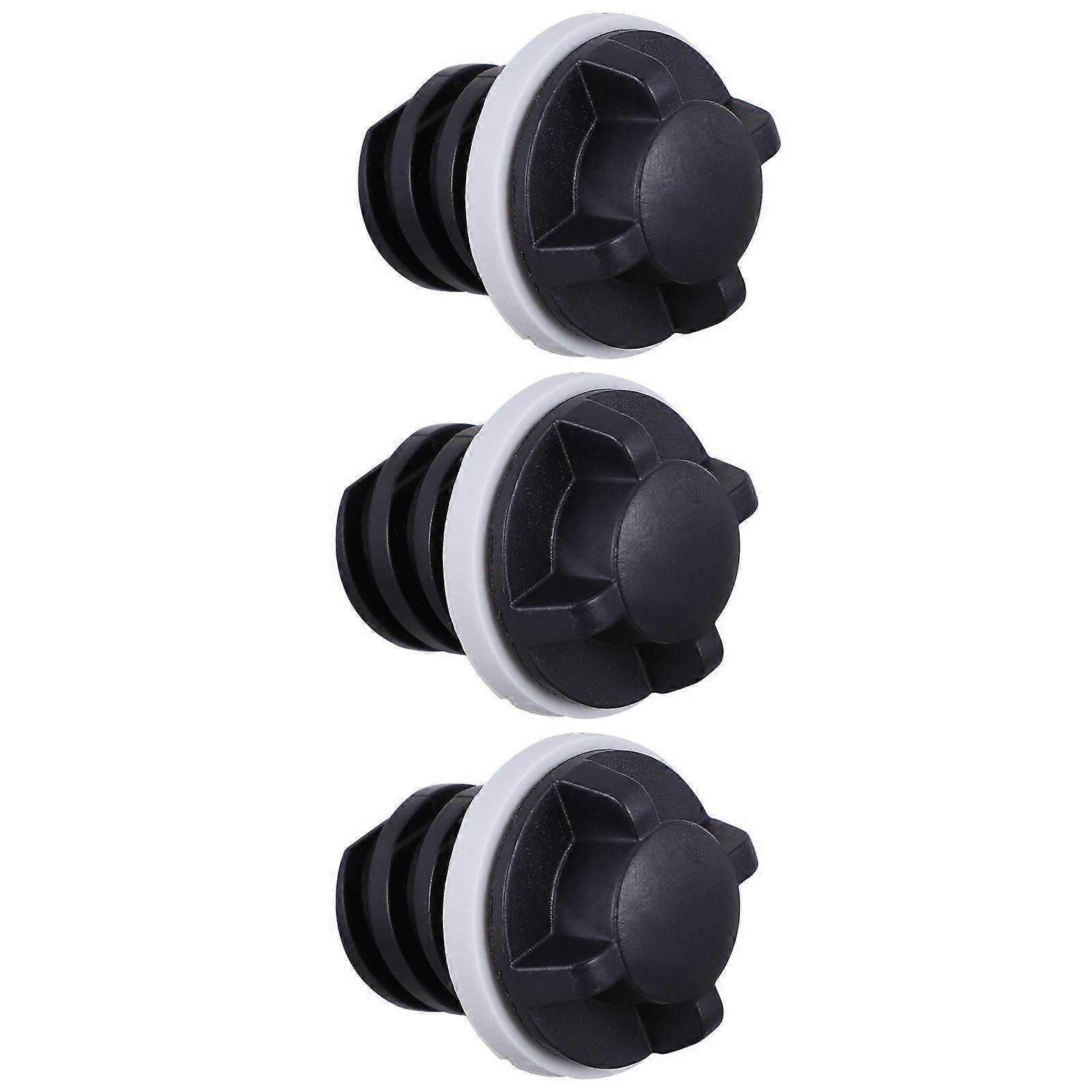 ABS Cooler Drain Plug Heat Insulation Function 3Pcs Replacement Set