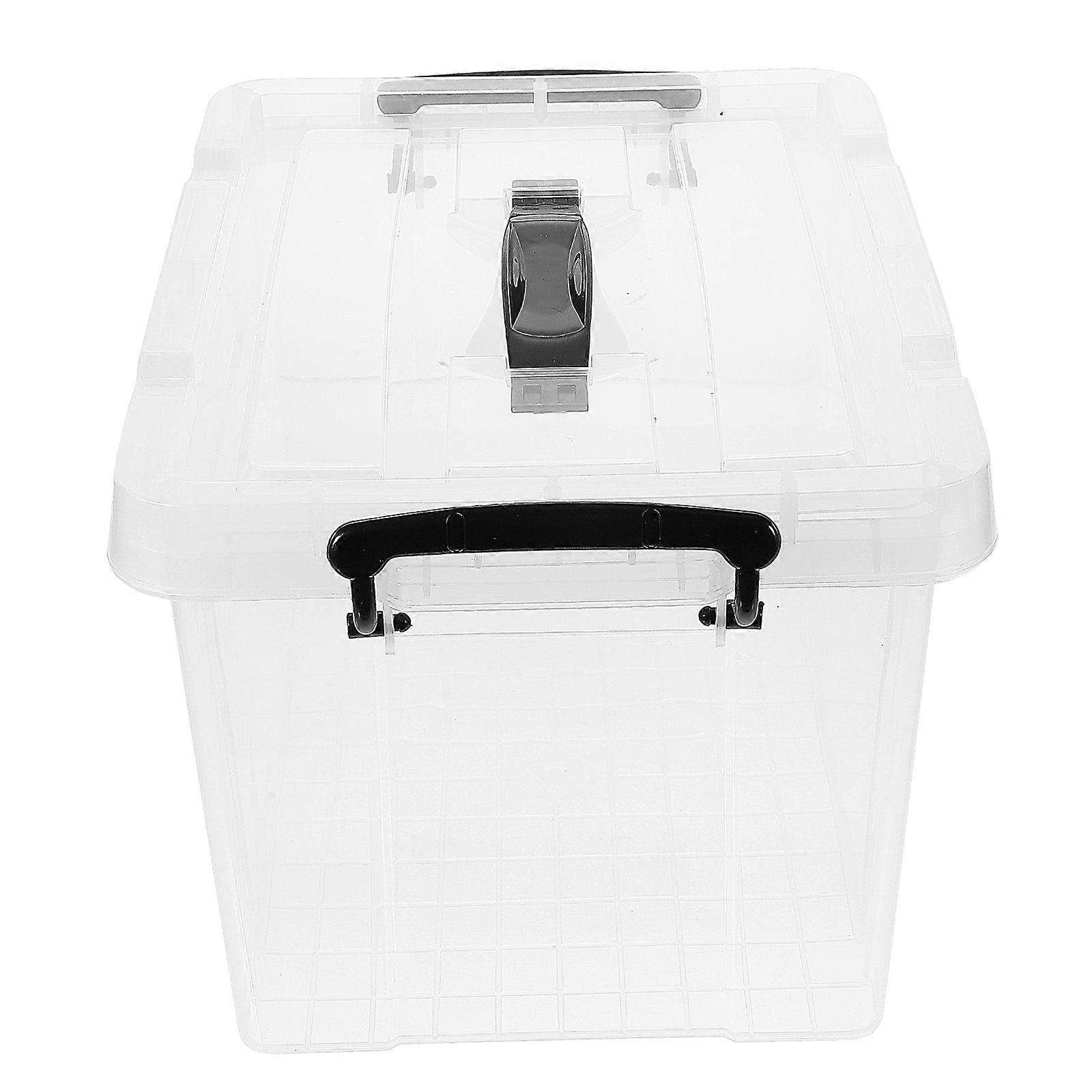 Transparent Storage Bin with Lid – Lightweight Under Bed Organizer for Clothing & Essentials, Large Capacity Efficient Storage Solution
