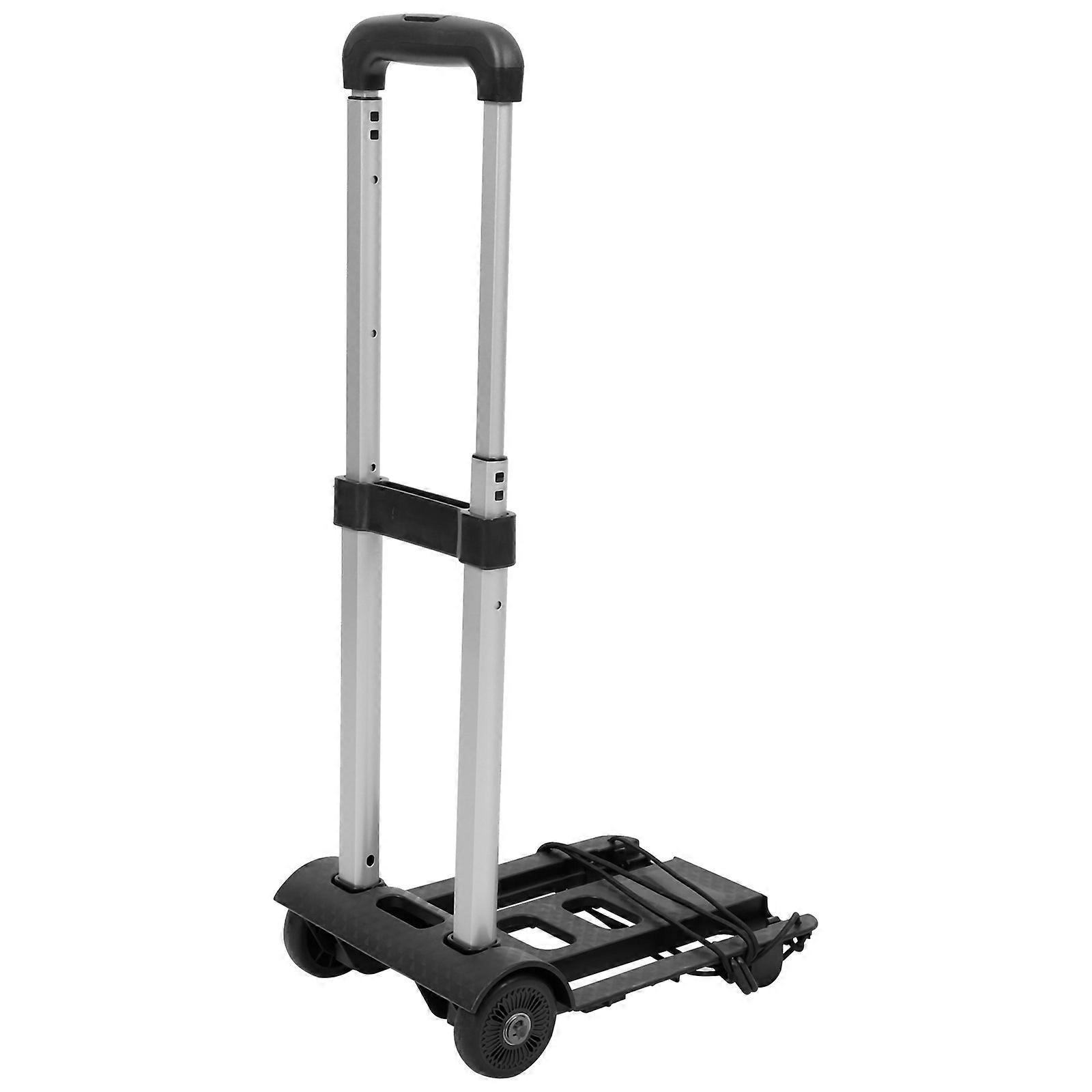 Lightweight Folding Hand Truck Portable Grocery Cart Trolley Strong Iron Handle for Easy Transportation and Heavy Lifting