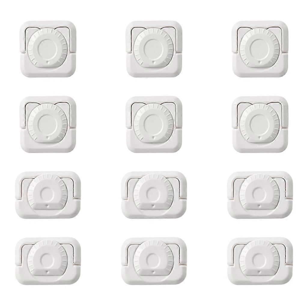 Plastic Childproof Socket Covers 12pcs Set Easy Installation Proofing Plug Protectors for Home Standard Outlets