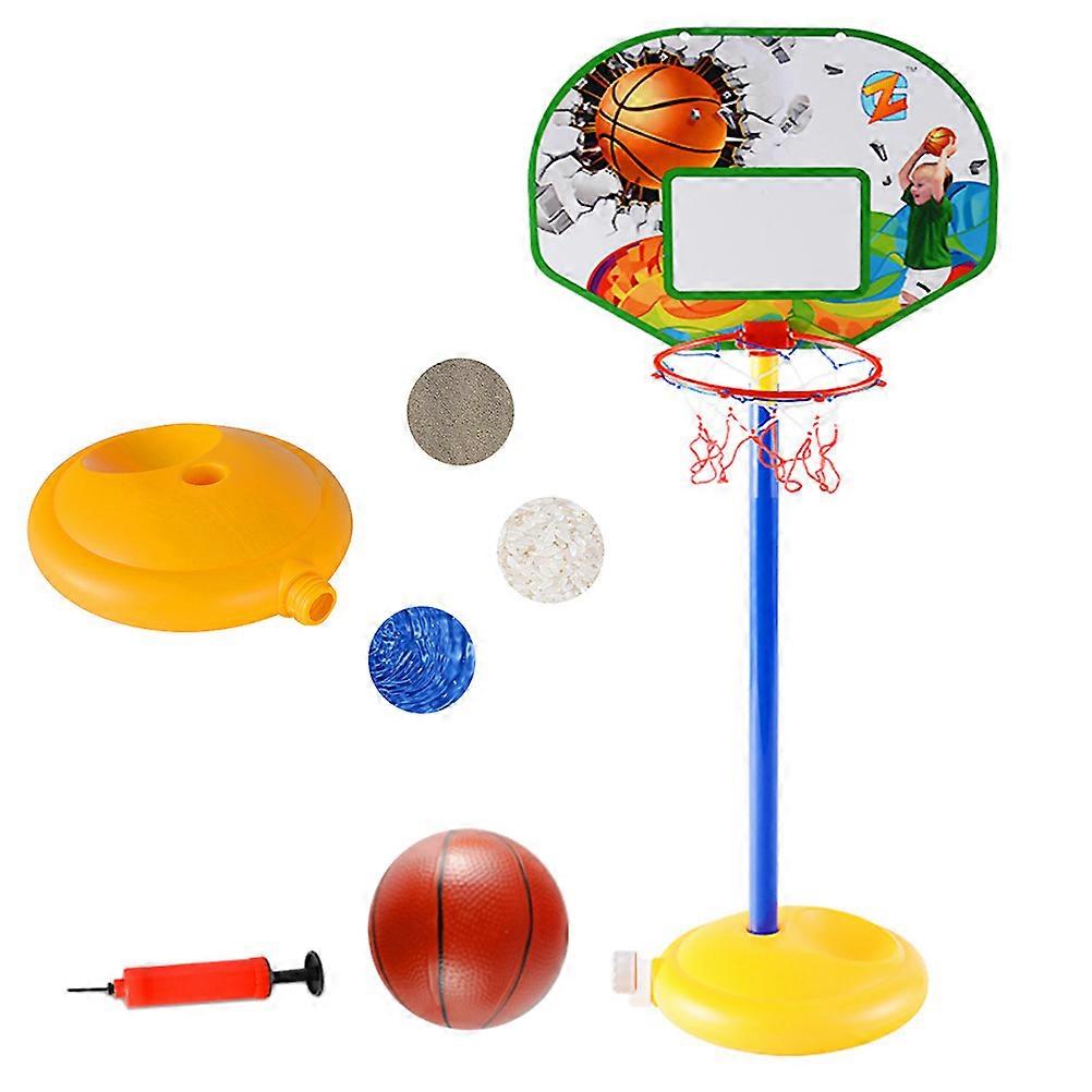 Adjustable Height 3Pcs Basketball Play Set For Child Development And Fun Indoor Or Outdoor Play In Assorted Colors