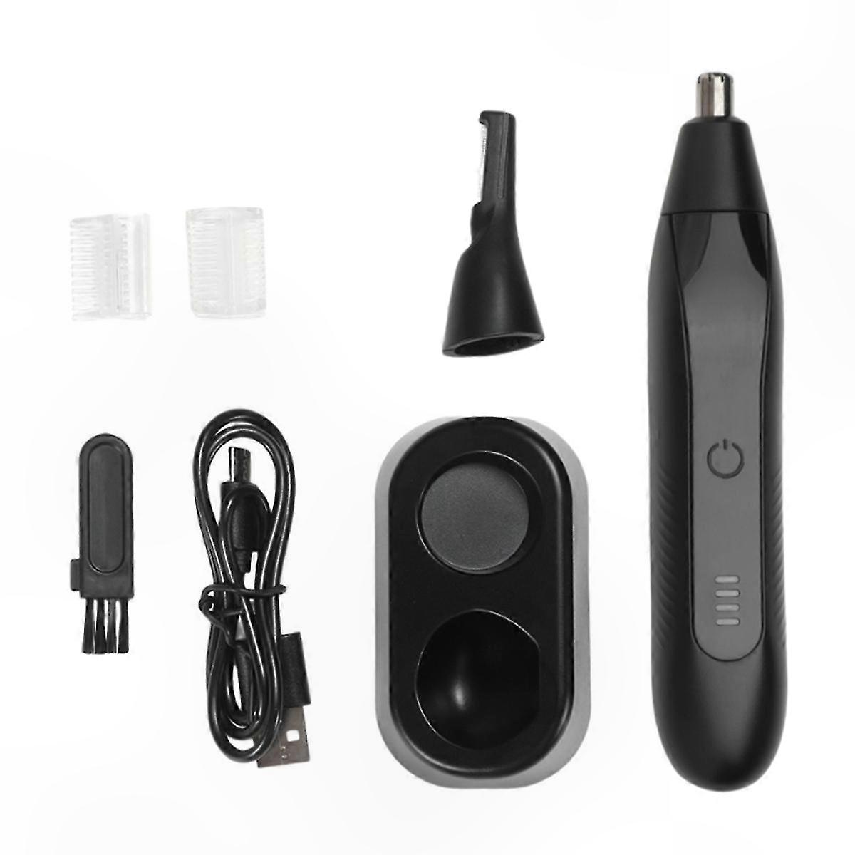 Stainless Steel Blade Nose Trimmer with 8000RPM Motor for Wet and Dry Use Replaceable Head Portable Design for Grooming Needs