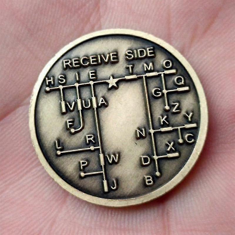 Novice Radio Enthusiast Training Coin for Morse Code Practice and Commemoration
