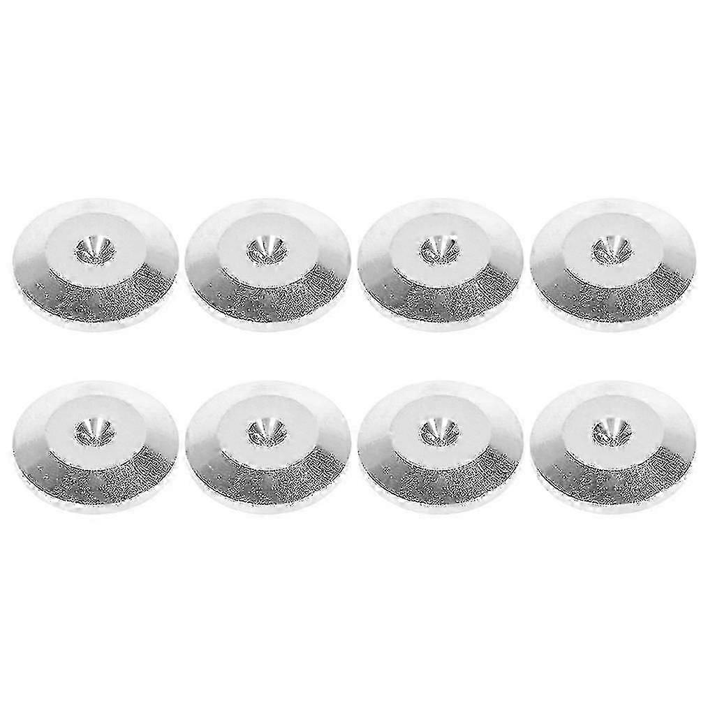 8 Pcs Universal Aluminum Speaker Isolation Spikes Pads with Shock Absorption Base Feet - 25x5mm