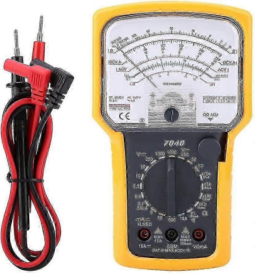 Analog Multimeter for Electrical Testing AC Voltage Resistance Current