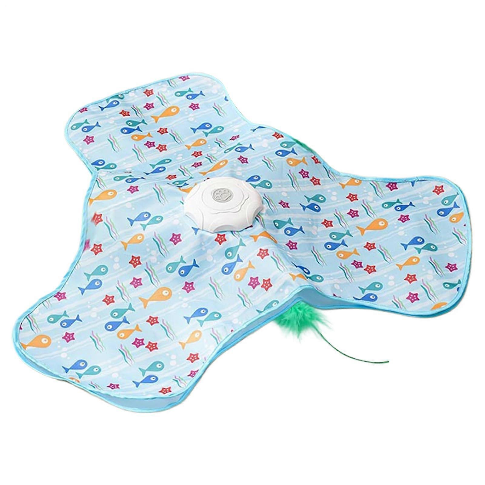 Interactive Automatic Cat Toy Rechargeable Concealed Play Device Indoor Use Kitten Entertainment, 1 Piece