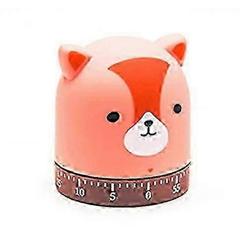 Timer, Cute Animal - Shaped Mechanical Kitchen Timer with 60 - Minute Countdown, No Battery Required