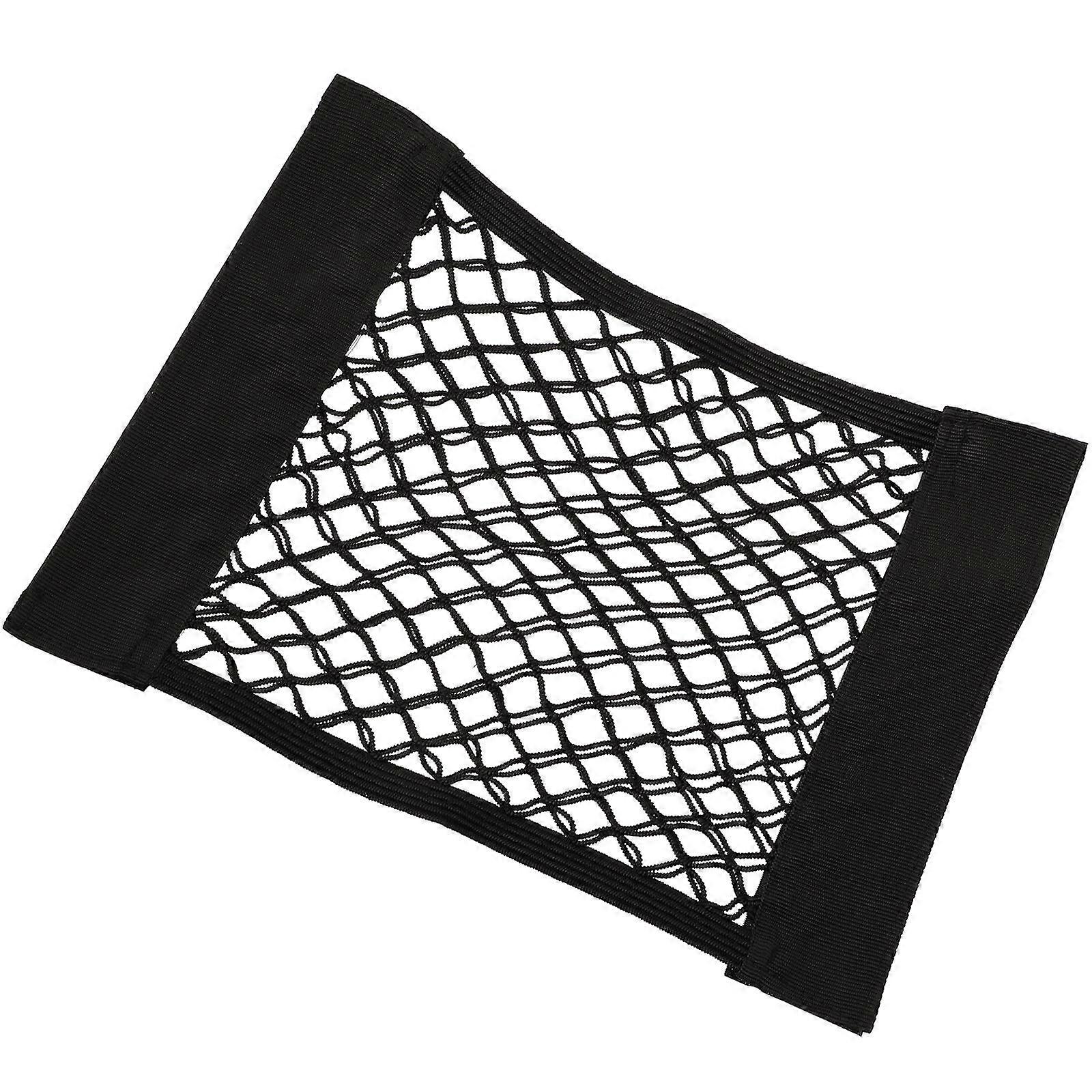 Adhesive Car Storage Net Bags   Elastic Mesh Pockets for Vehicle Organization   Trunk Cargo Organizer Netting for Easy, Efficient Storage