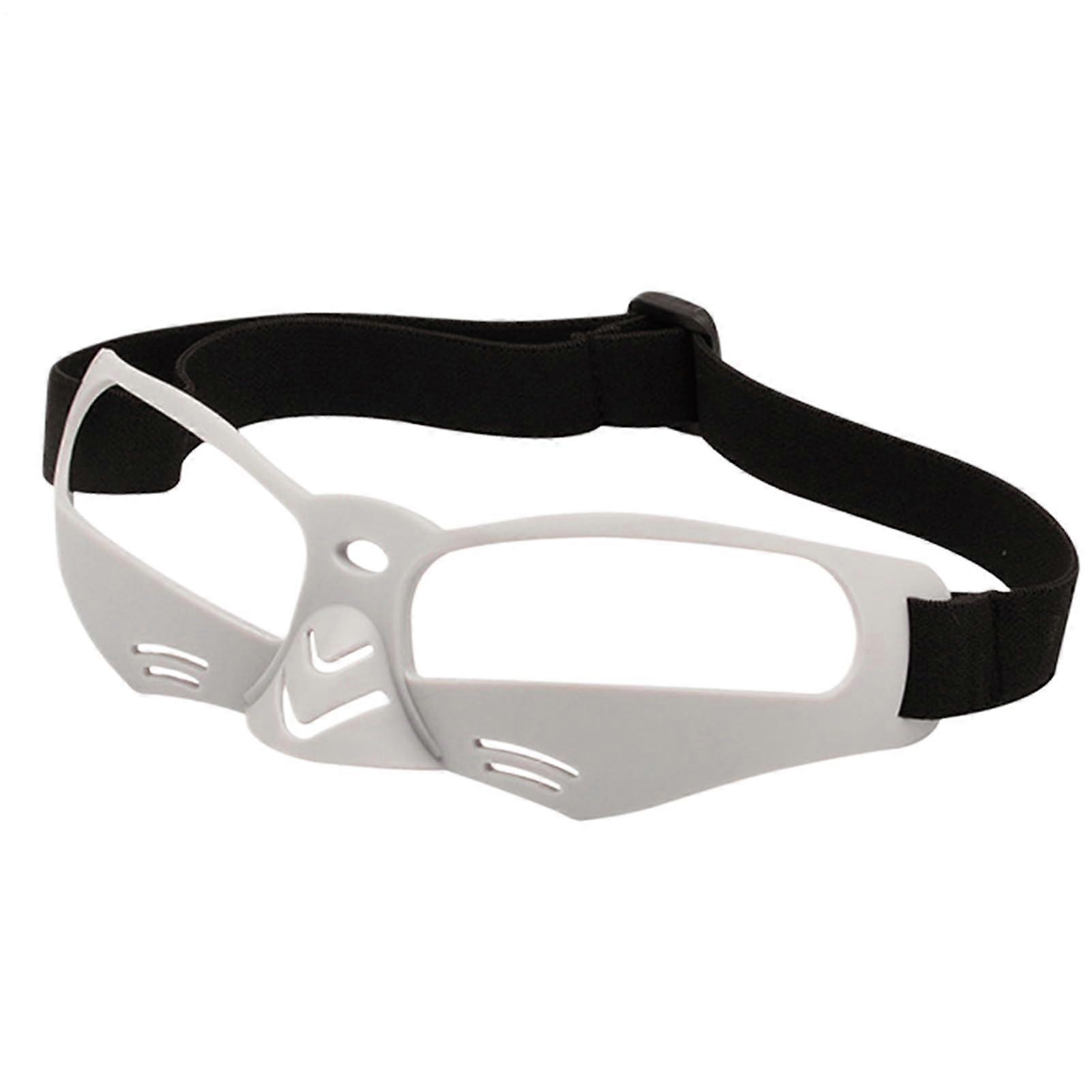 Basketball Training Goggles | Dribbling Glasses for All Ages, Unisex Sports Practice Eyewear in White