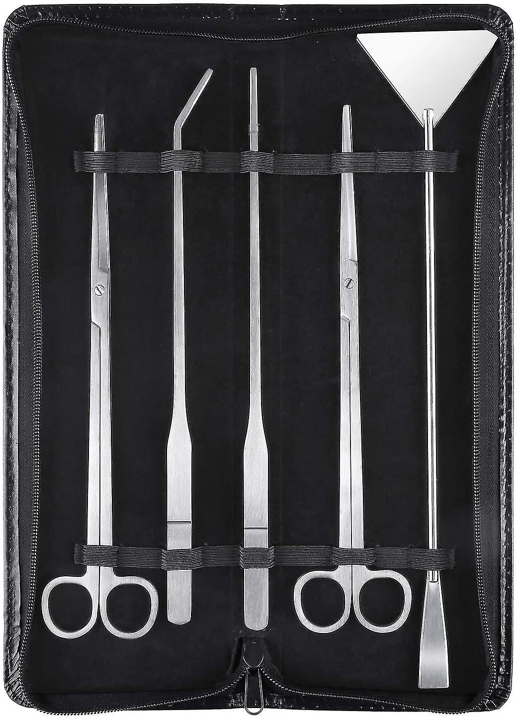 LUMITRRA Aquarium Kit Outil, INOX Aquarium Tank Plante Aquat