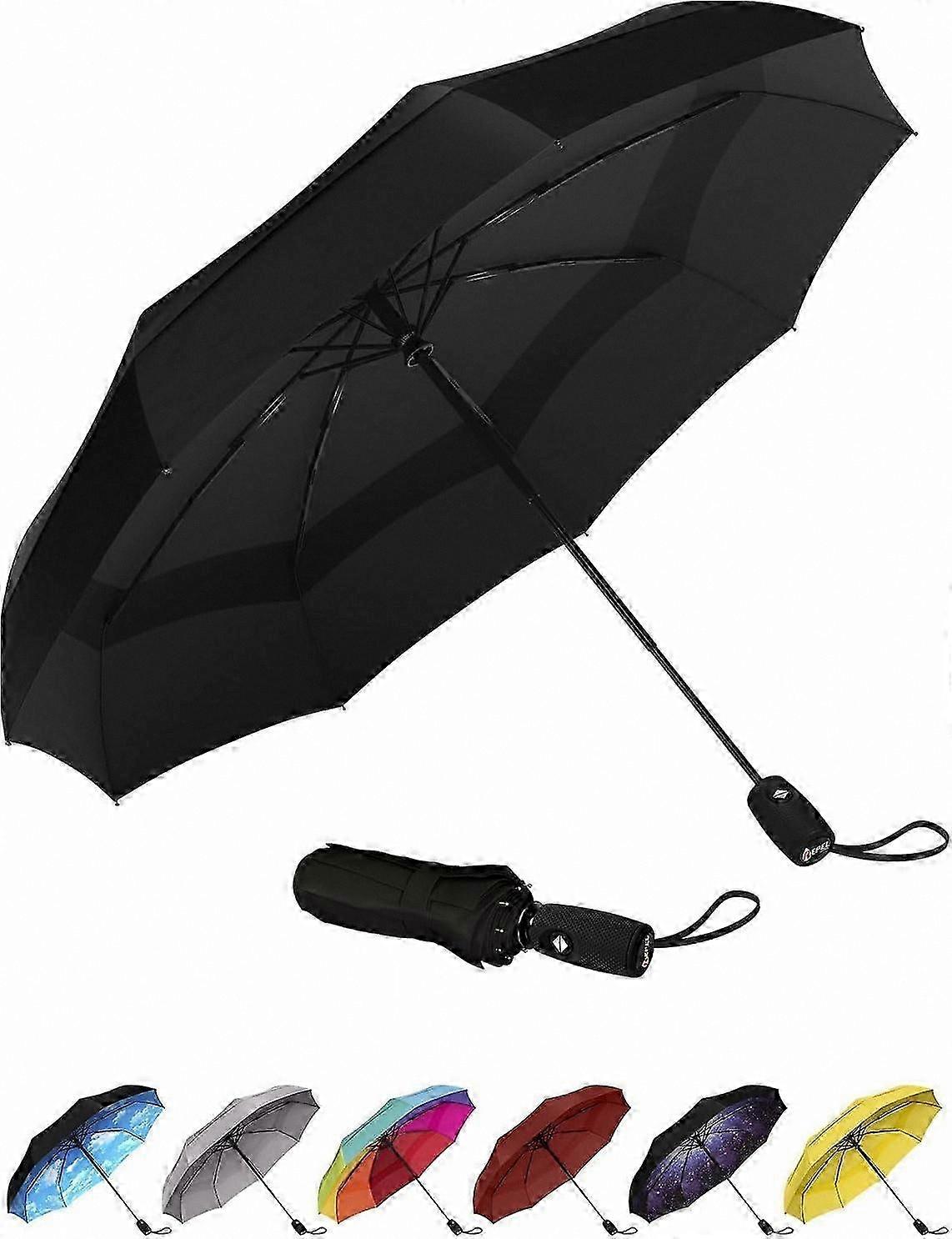Compact Windproof Umbrella for Travel and Outdoor Use - Portable Rainproof Design for Everyday Carry