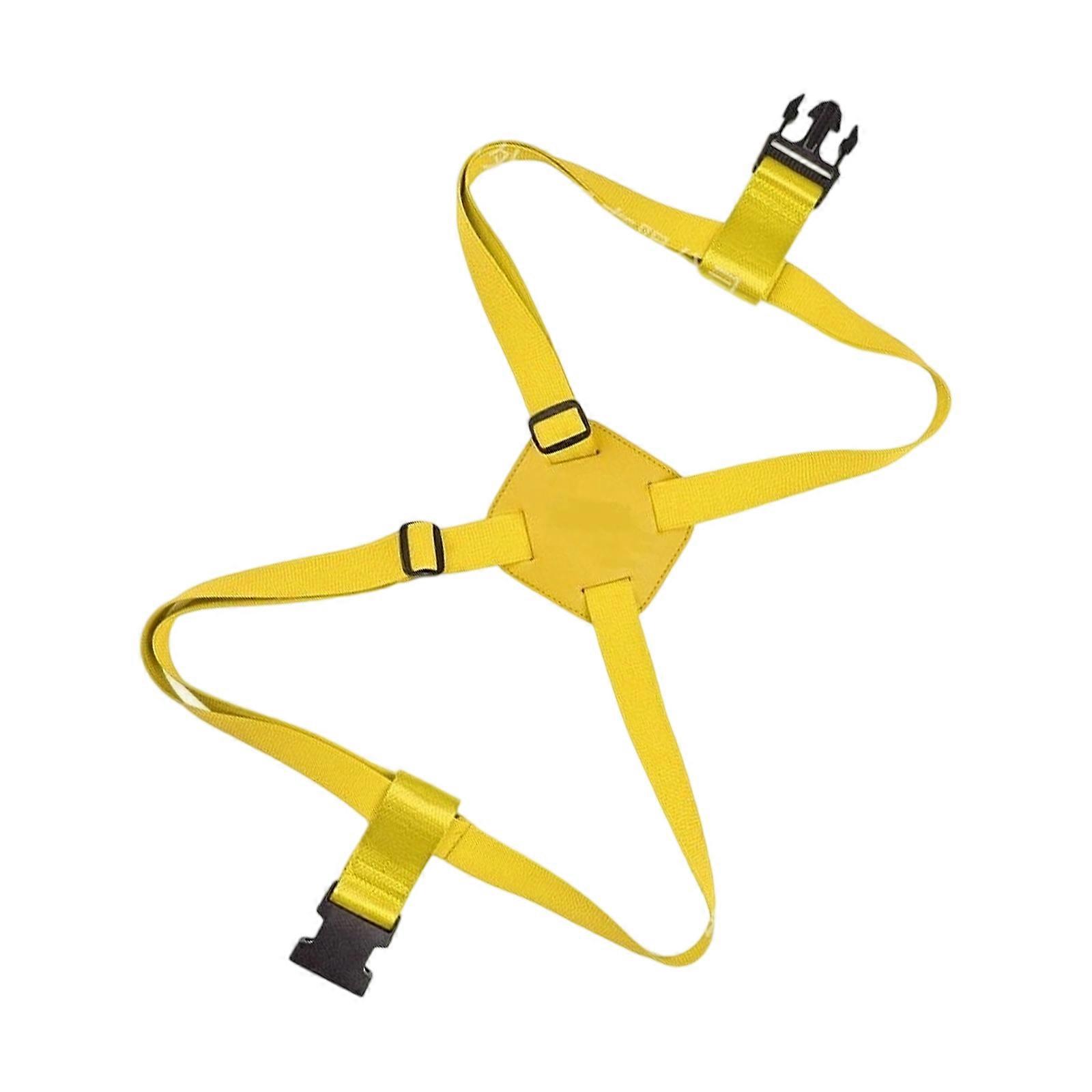 Adjustable Bag Fasteners For Secure Transit Case Connection Strong Polyester Tie Down Strap With Buckles Clasps Yellow