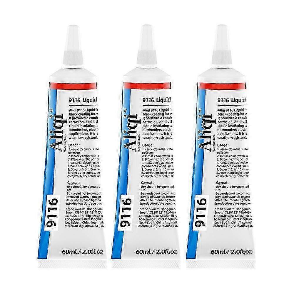 Premium 1-3pcs Multi-Purpose Leather & Fabric Adhesive - Transparent Glue 60ml for Multiple Uses