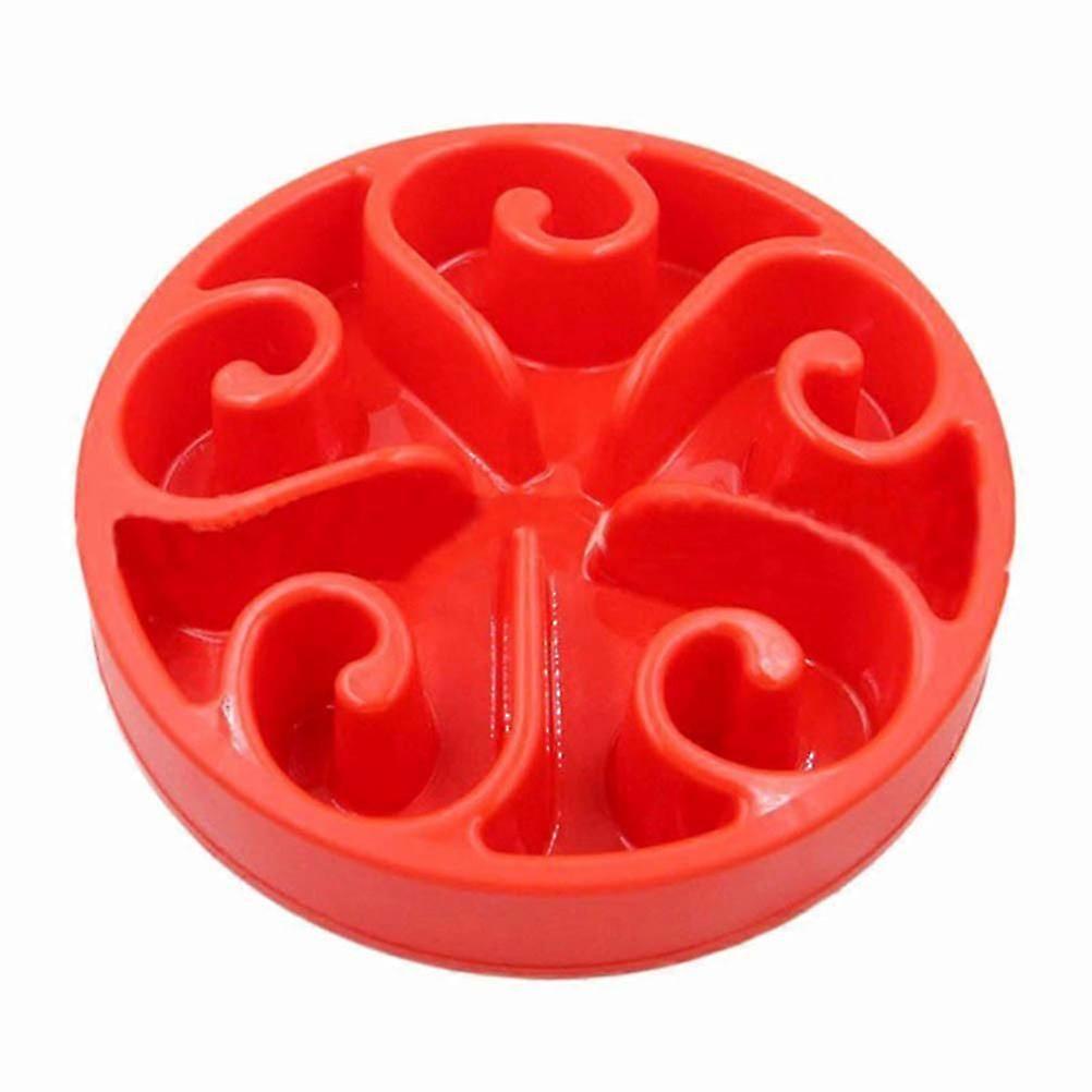 Round slow feeder for small dogs to reduce bloating
