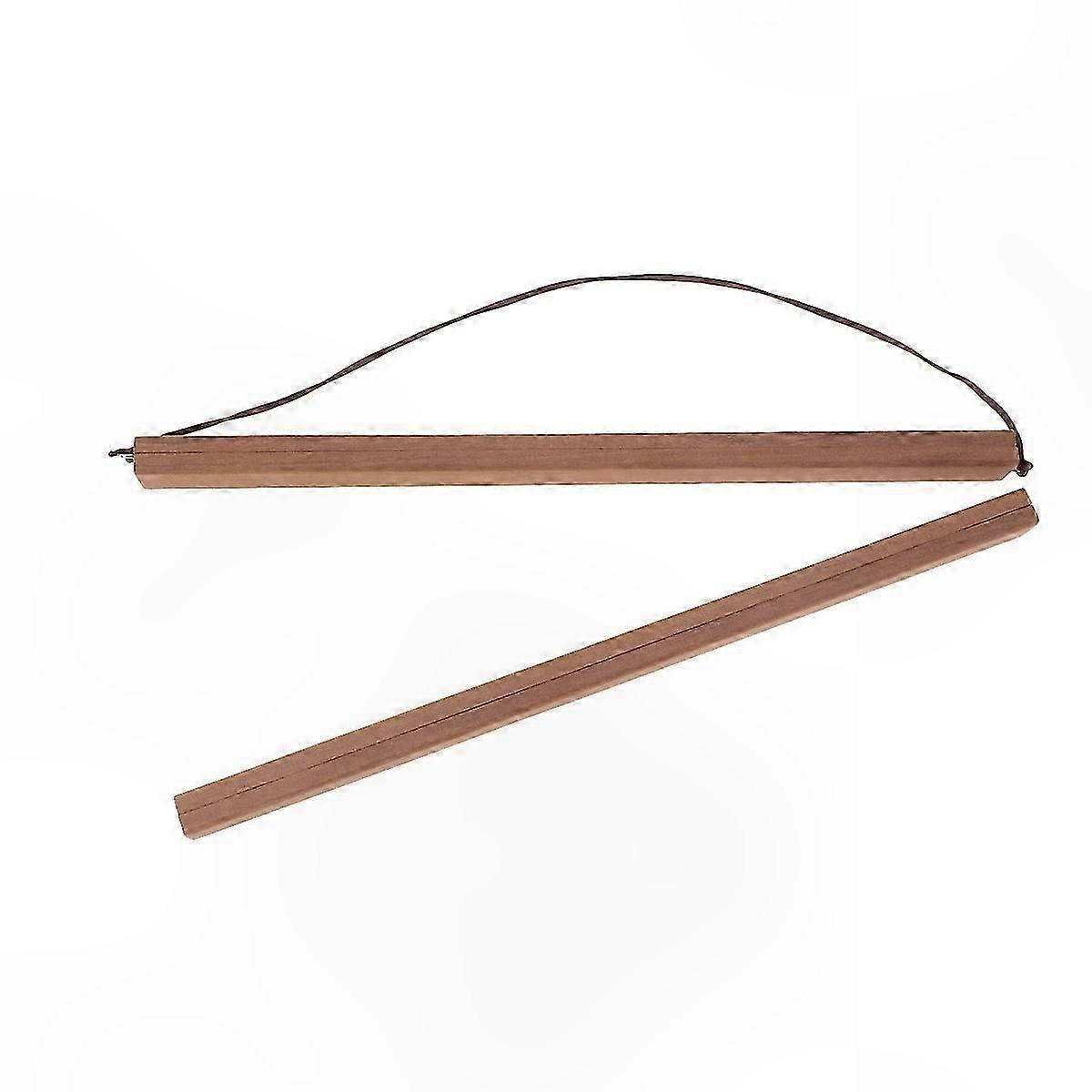 Teak Wood Magnetic Poster Hanger for Artwork Display