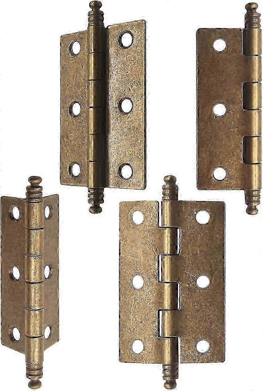 10pcs Old Style Metal Hinges 60*36mm Bronze