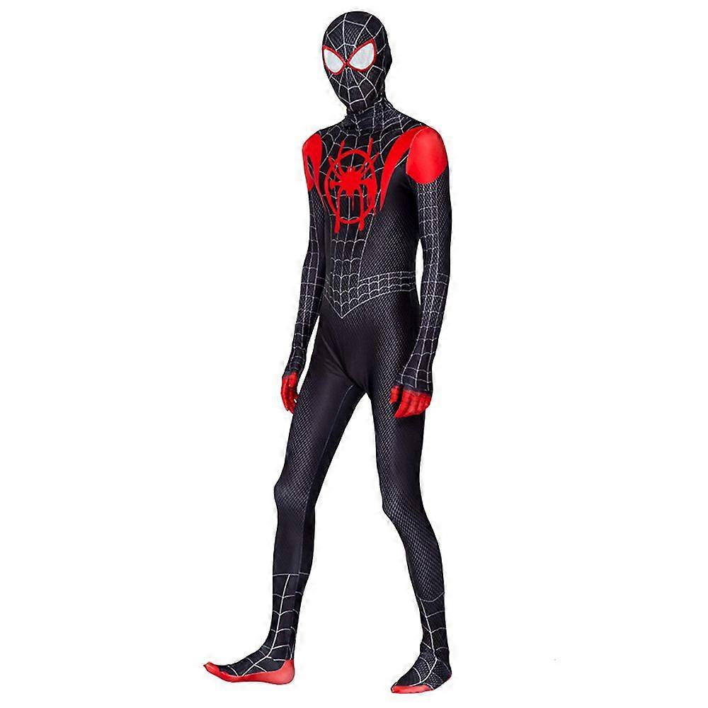 メンズボーイスパイダーマンコスプレコスチュームパーティージャンプスーツスパイダーマンファンシードレスジャンプスーツハロウィンカーニバルコスプレパーティードレス