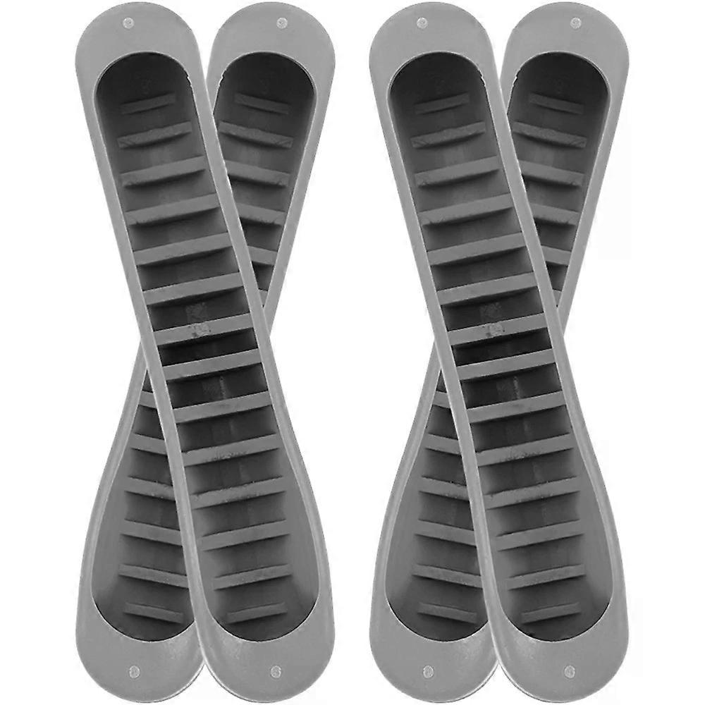 Underarm Crutch Pads, 4 Pcs TPR Support Cushions for Standard Crutches