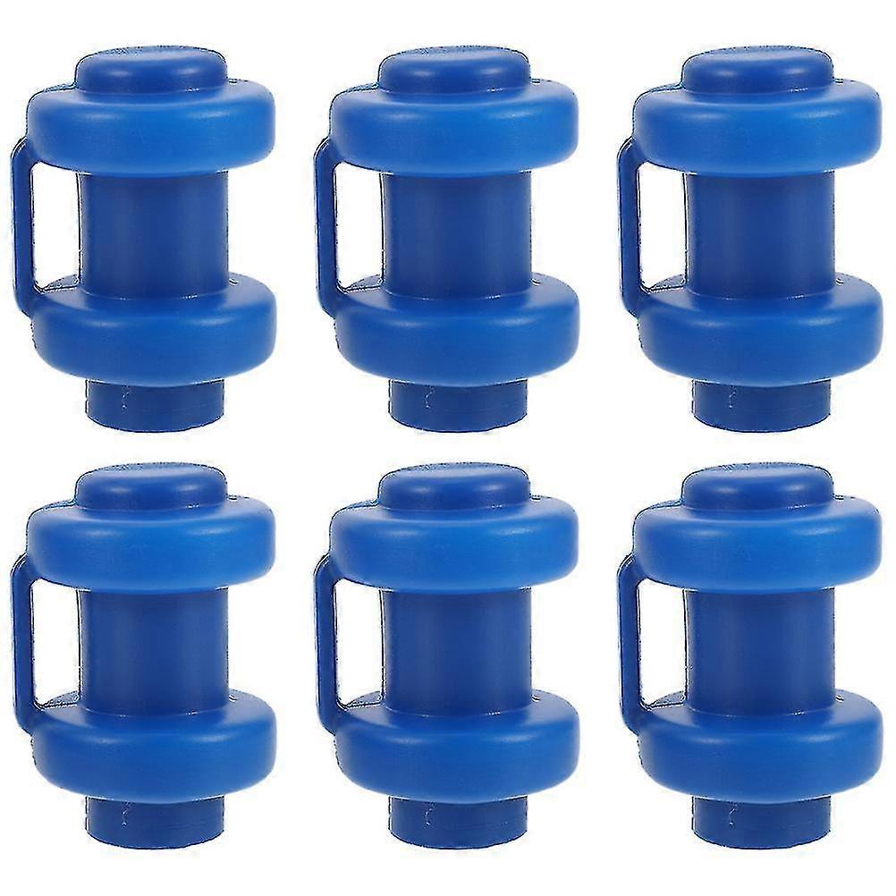 Trampoline pole caps, 6-piece set, unique appearance suitable for connecting and fixing fences