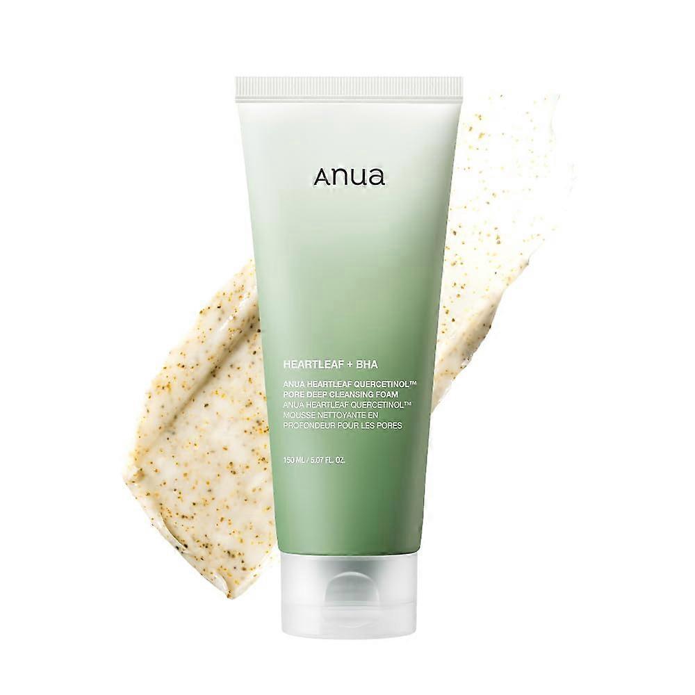 ANUA Heartleaf Quercetinol Pore Deep Cleansing Foam, 150 Ml Facial Cleanser for Double Cleansing