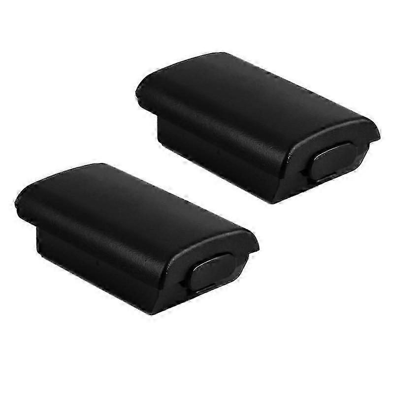 2Pcs AA Battery Plastic Hard Back Cover Case Protector Compatible Xbox 360 Controller