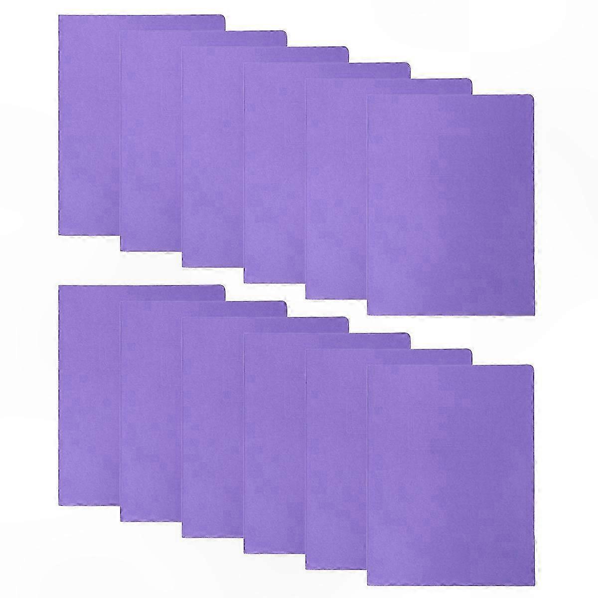 Presentation Folder with 2 Pockets, Brown Document Holder for Students, Professionals, and Office Projects (12-Pack)