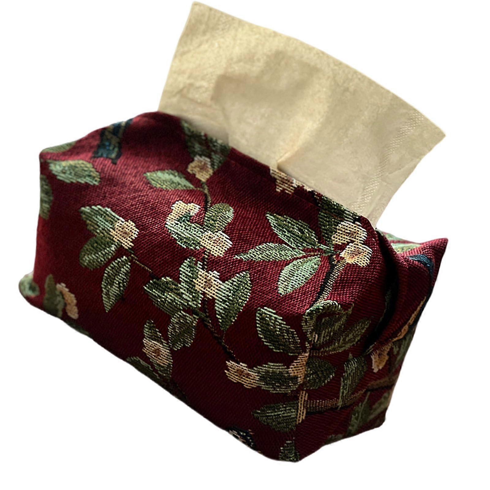 European Styles Tissue Pouches Decorative Tissue Holder Delicate Paper Dispenser For Dining Spaces