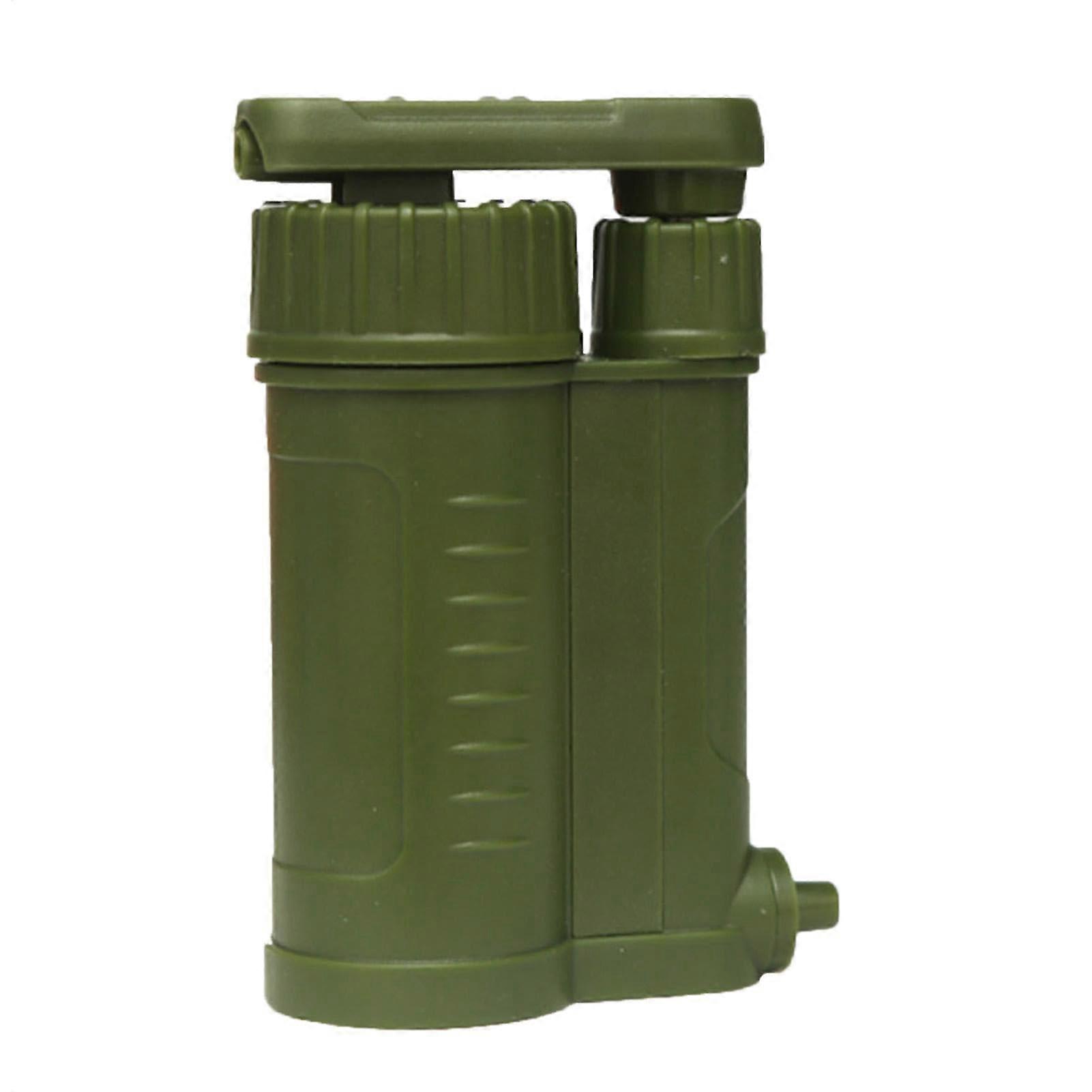 Portable Water Filter SurvivalGrade Water Purification System For Hiking Camping Hunting Fishing Compact Outdoor Filter