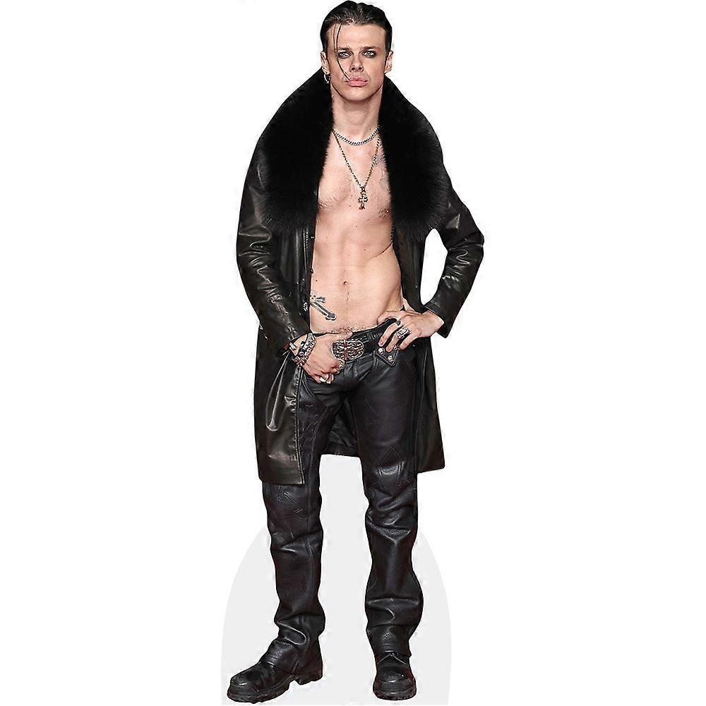 Yungblud (Topless) Cardboard Cutout (lifesize OR mini size). Standee. Stand Up.