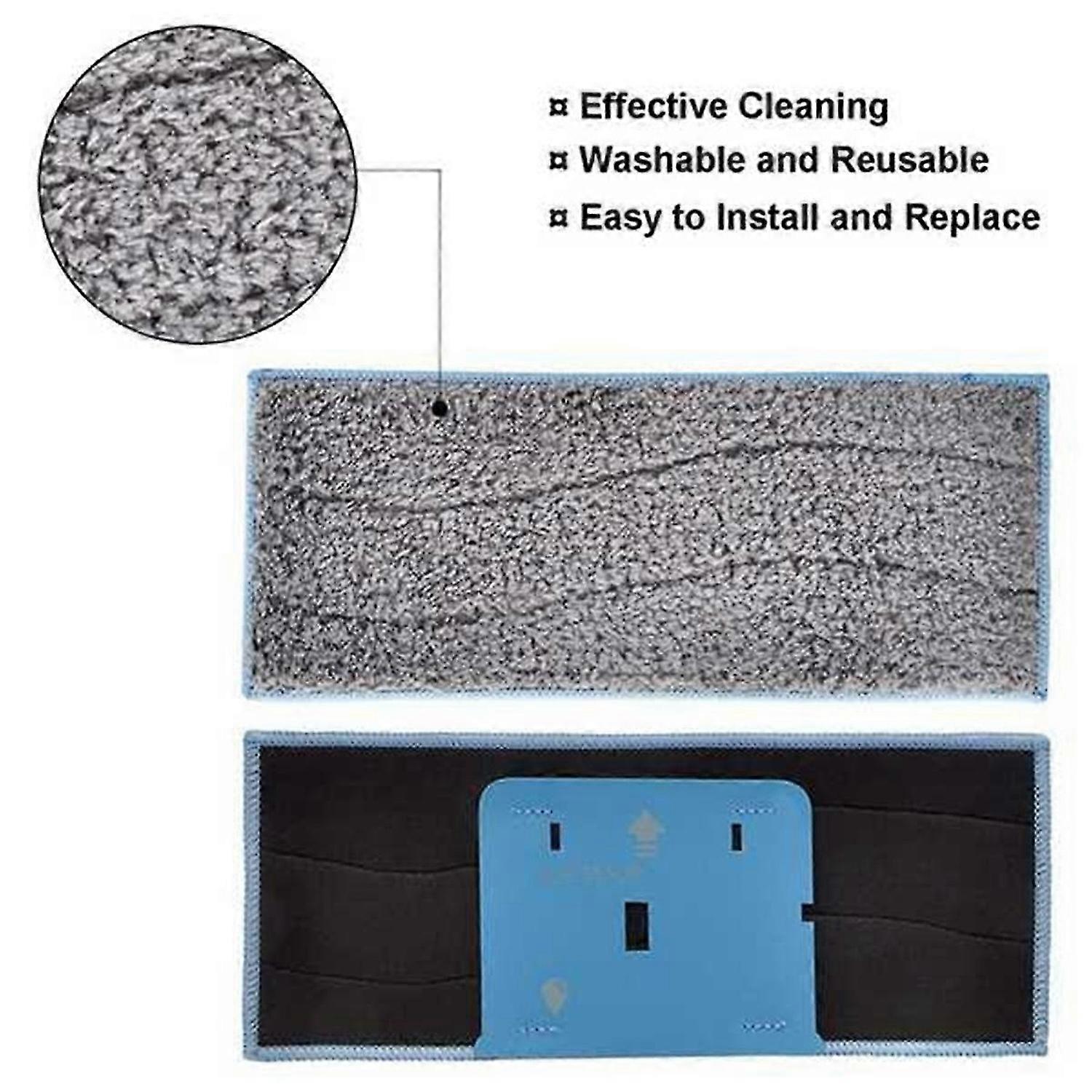 10PCS Mop Wet and Dry Cloth Kit for M6 Sweeping Robot Accessories Replacement Cleaning Cloth