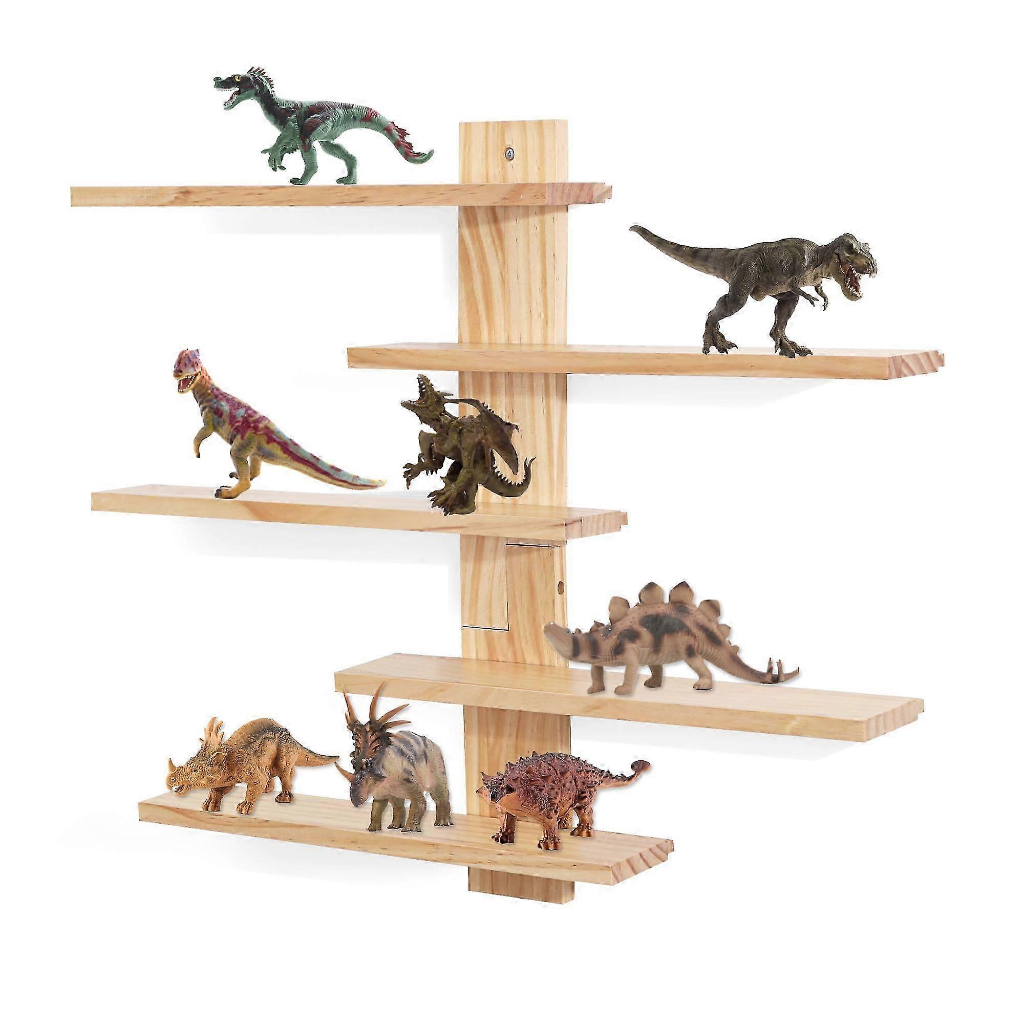 【Small】Floating Wall Shelf for Tonie Figures - Wood Display Shelves for Collectibles/Shot Glasses/Mini Decor​ 2025