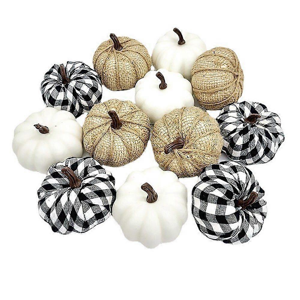 Halloween, Fall Decorations, Mini Pumpkins (12 Count)
