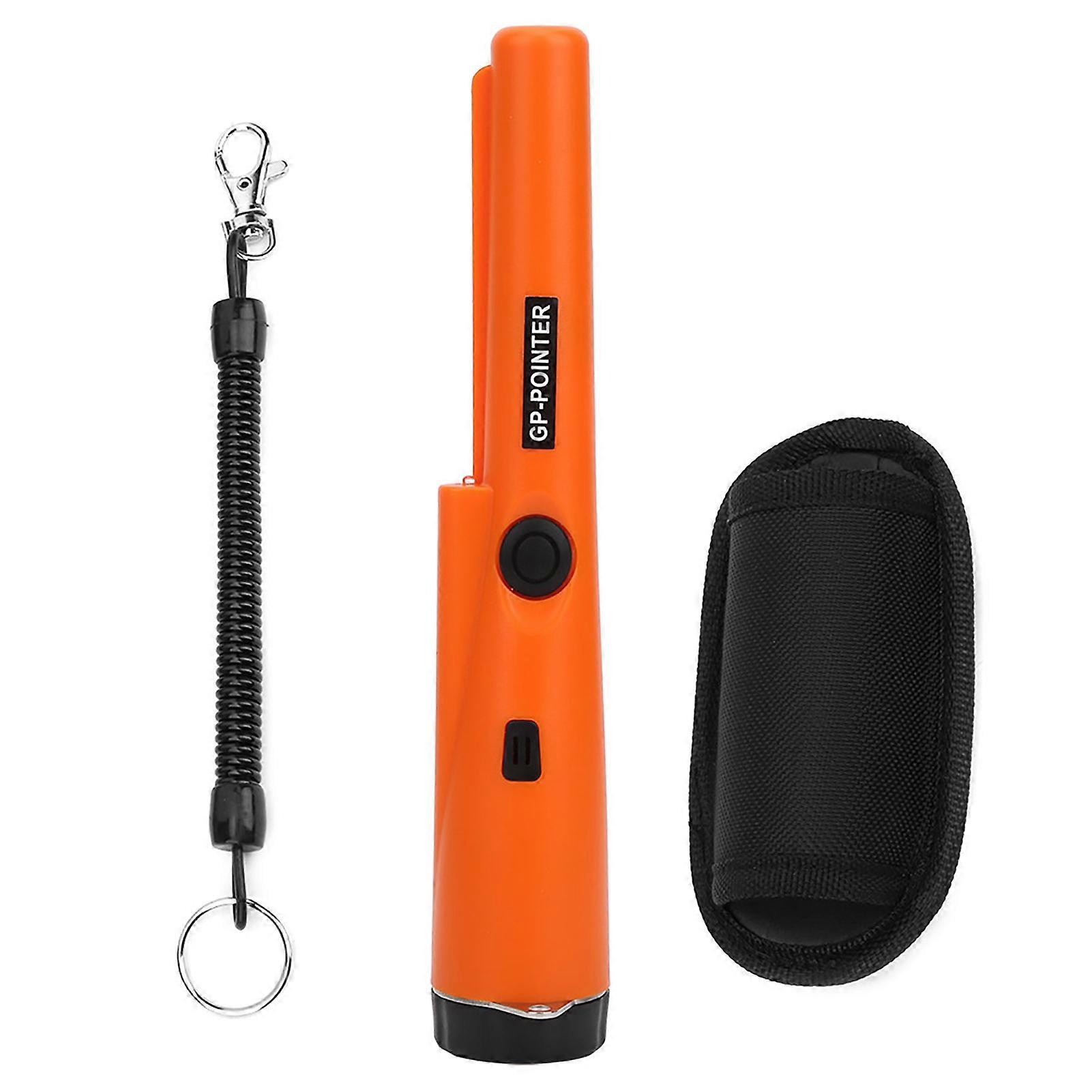 Détecteur de métaux portable, pointeur, recherche d'or, utilisation sous-marine, étui en similicuir