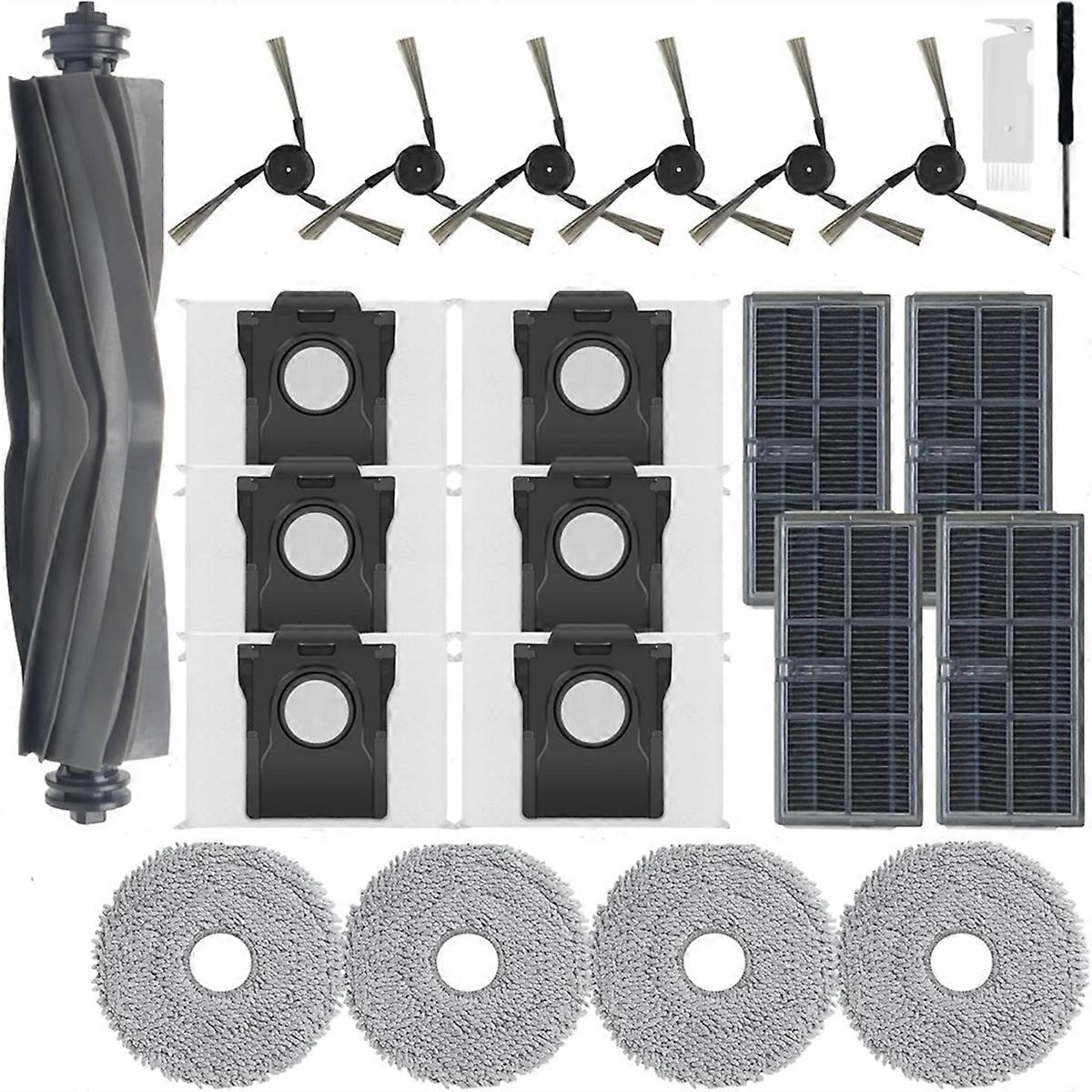 Complete Replacement Kit for X40 Ultra/L40 Ultra/ P50 Pro Ultra - Includes Brushes, Mop Pads, Filte