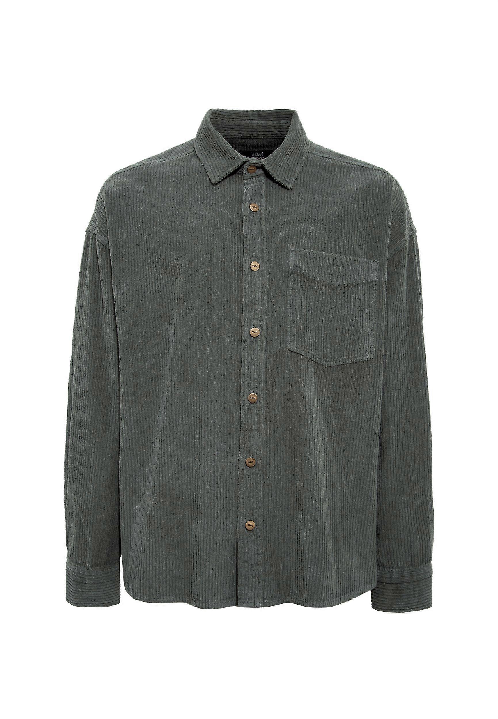 MAVI Men's Jacket with Button Panel and Chest Pocket Casual Style