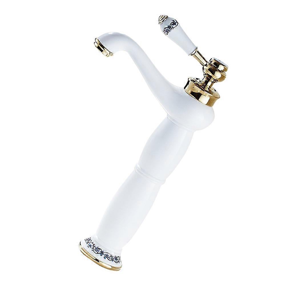 Single Handle Faucet for Bathroom Sink with Hot Cold Water 3Pcs Set