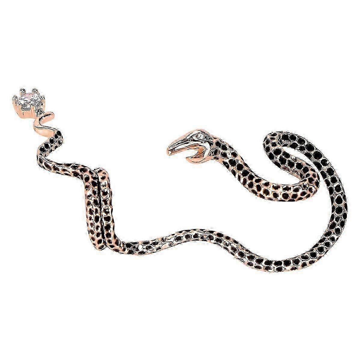 1pc Retro Style Snake Shaped Ear Clip Exaggerated Winding Ear Jewelry