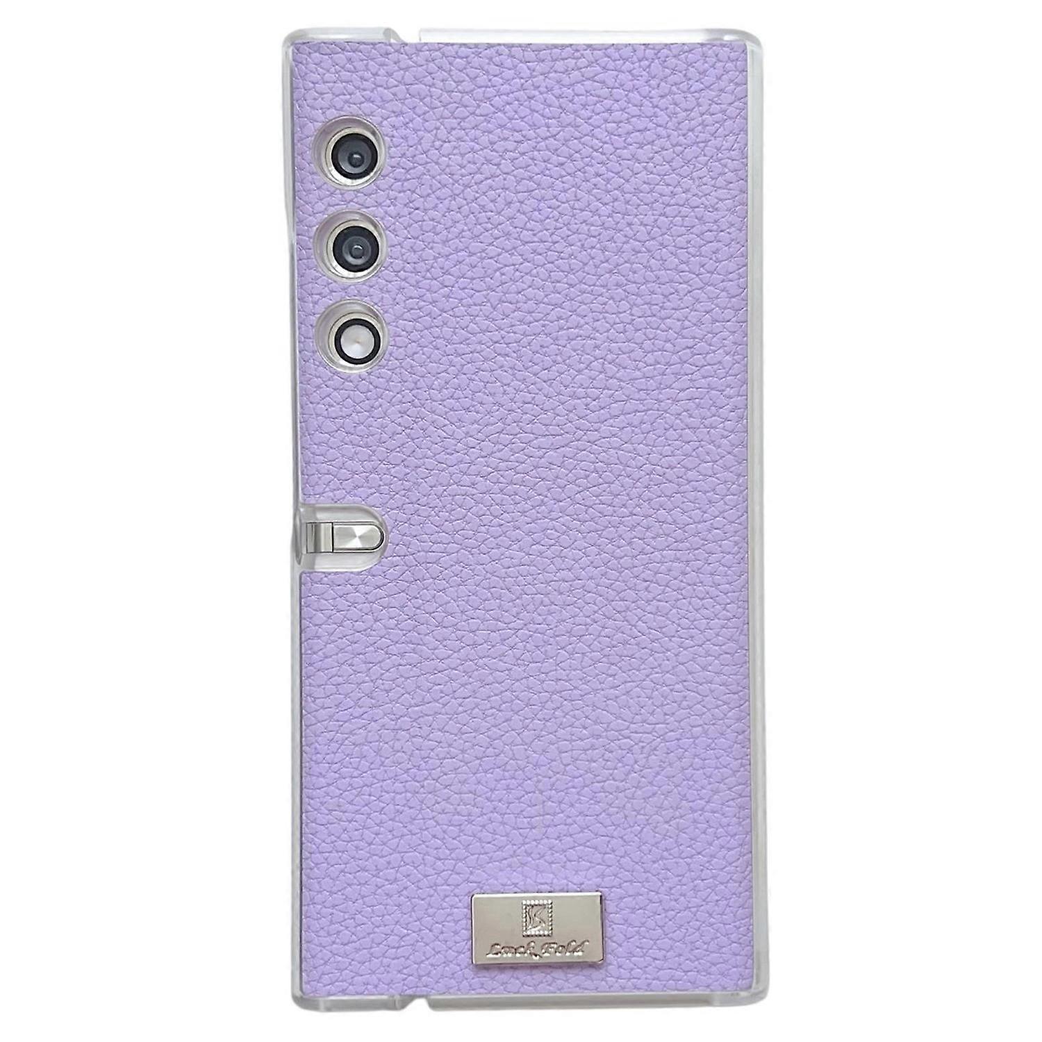 Transparent Edge Litchi Texture Case For Honor V Purse