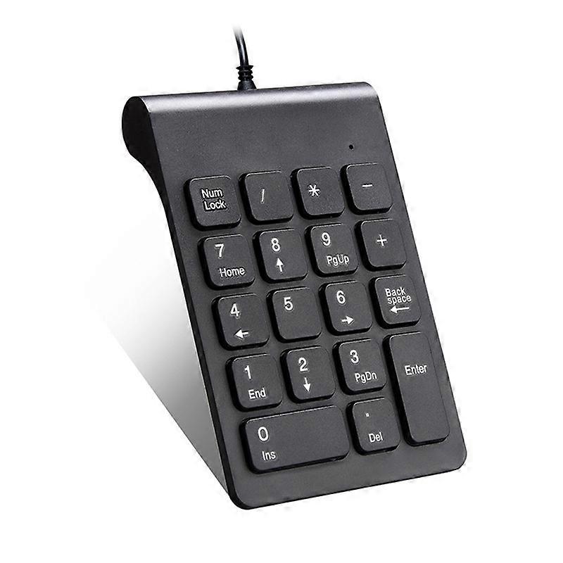 Laptop Wired Digital Mini USB Keyboard Wired Black