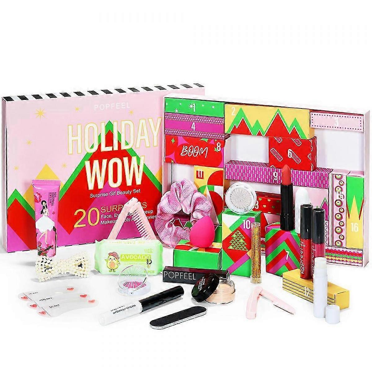 Christmas Makeup Set for Girls 2025 - 24 Days Countdown Advent Calendar